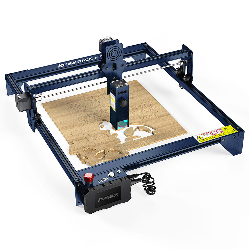 ATOMSTACK A10 Pro 10W Laser Engraver Cutter, 0.01mm High Accuracy, Fixed-Focus, Dual Compression Spot, 410*400mm