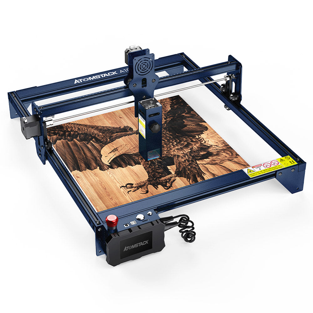 ATOMSTACK A10 Pro 10W Laser Engraver Cutter, 0.01mm High Accuracy, Fixed-Focus, Dual Compression Spot, 410*400mm