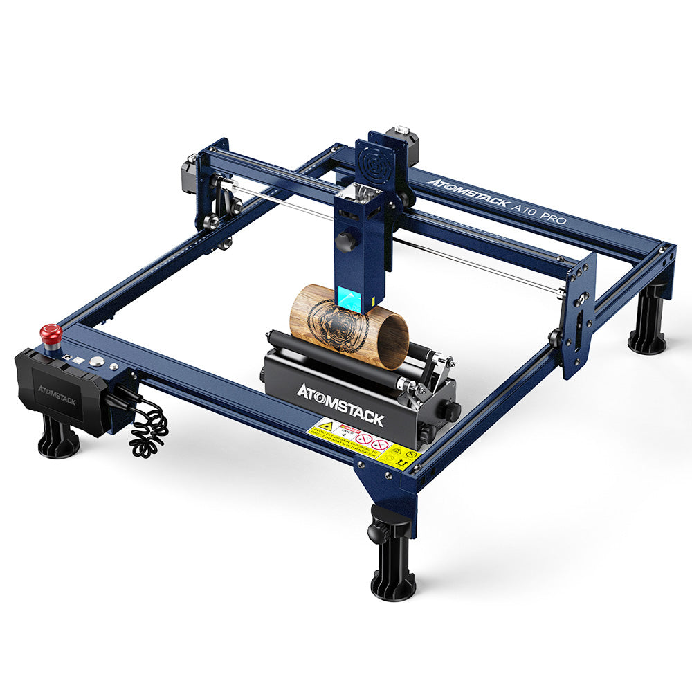 ATOMSTACK A10 Pro 10W Laser Engraver Cutter, 0.01mm High Accuracy, Fixed-Focus, Dual Compression Spot, 410*400mm
