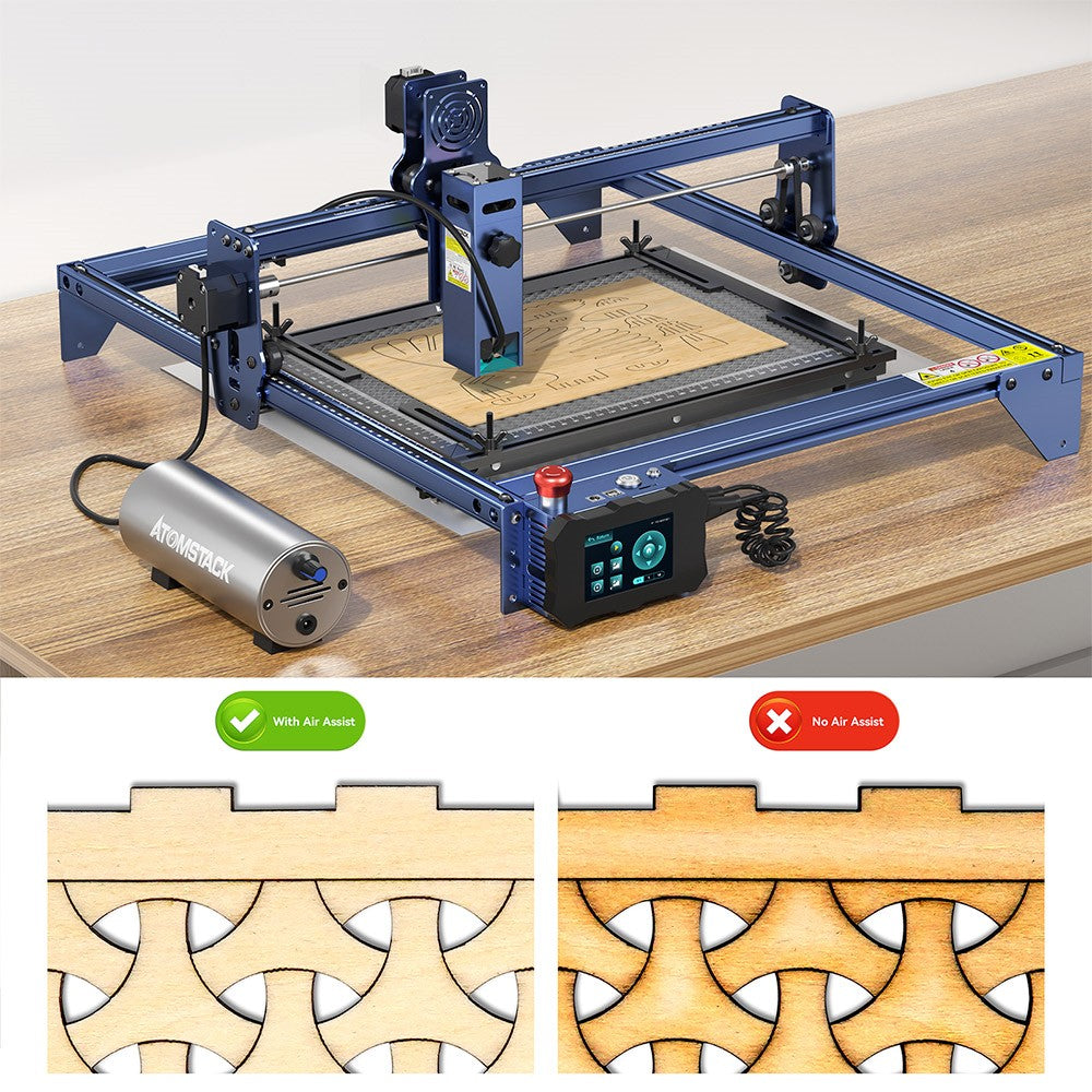 ATOMSTACK A10 Pro 10W Laser Engraver Cutter, 0.01mm High Accuracy, Fixed-Focus, Dual Compression Spot, 410*400mm