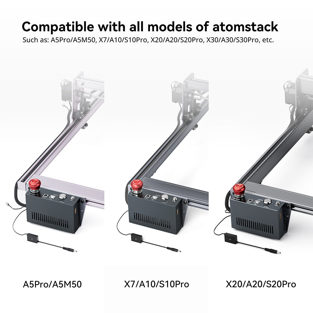 ATOMSTACK AIC1 Auto Air Assist Control System, WiFi Offline Work, 32-bit Motherboard, for S30 Pro/S20 Pro/S10 Pro/A5 Series