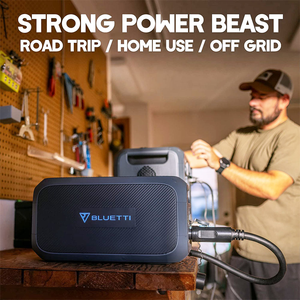 BLUETTI B230 Expansion Battery Module, 2048Wh LiFePO4 Cells, 500W AC 500W Solar Input, Boost AC200MAX, AC200P, EB150, EB240 Power Station