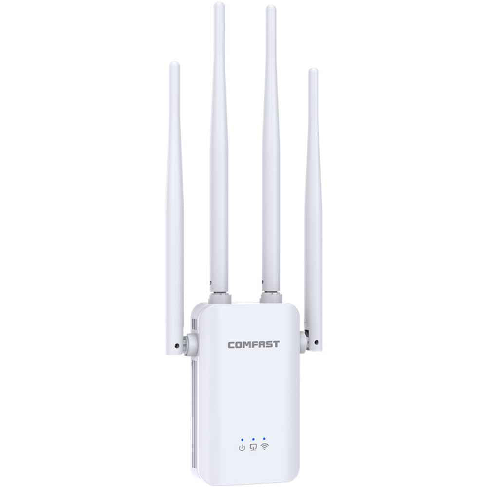 COMFAST CF-WR304S V2 2.4G Wi-Fi Booster Router 300Mbps Signal Amplifier Long Range WiFi Signal Extend - US