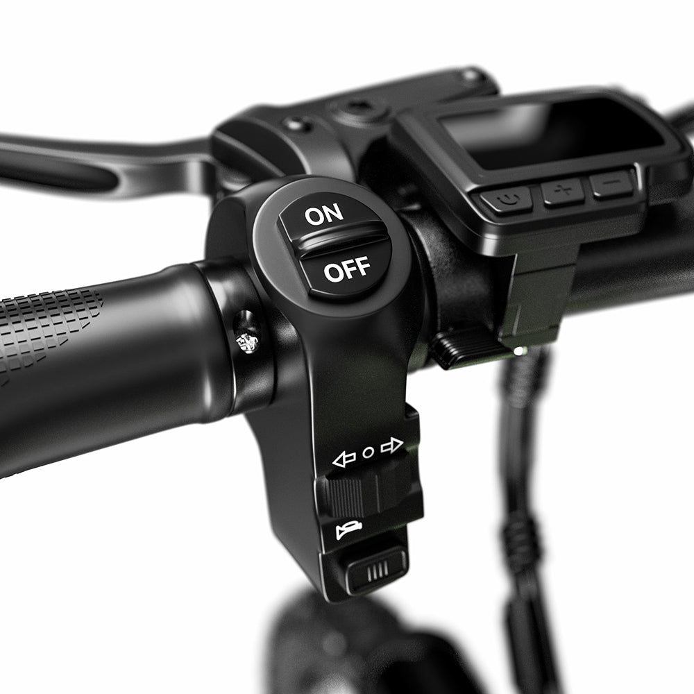 CYSUM Hoody Teenager Electric Bike, 250W Motor, 36V 10Ah Battery, 35km/h Max Speed, 55km Max Range, 24*2.1-inch Tires, SHIMANO 8-speed, LCD Display, LED Headlights