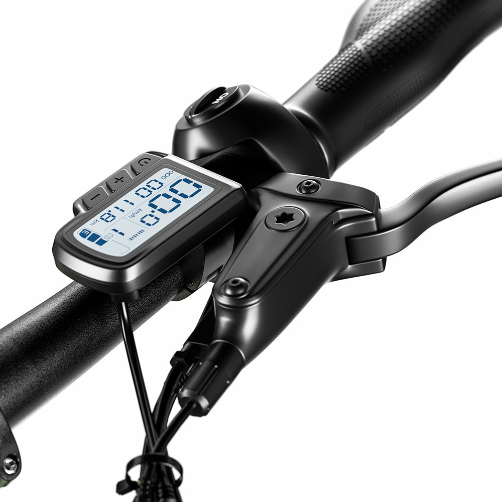 CYSUM Hoody Teenager Electric Bike, 250W Motor, 36V 10Ah Battery, 35km/h Max Speed, 55km Max Range, 24*2.1-inch Tires, SHIMANO 8-speed, LCD Display, LED Headlights
