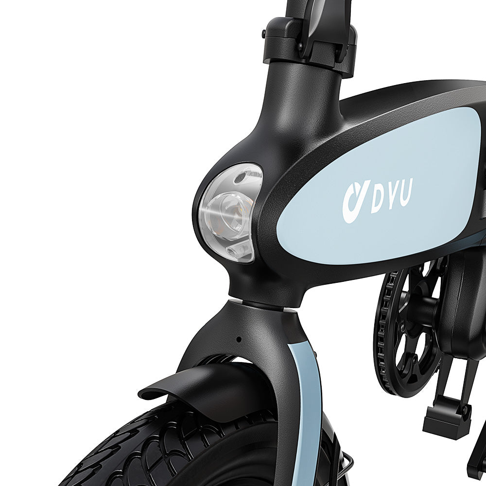 DYU C2 Electric Bike, 250W Motor, 48V 7.5Ah Battery, 16*2.5-inch Tires, 25km/h Max Speed, 40km Range, Dual Disc Brakes, LED Display