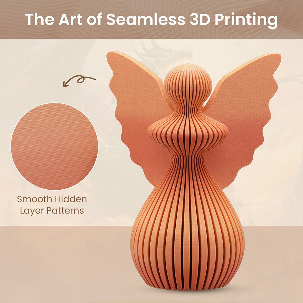 ERYONE High Speed Matte Gradient PLA Filament 1kg, Golden & Red