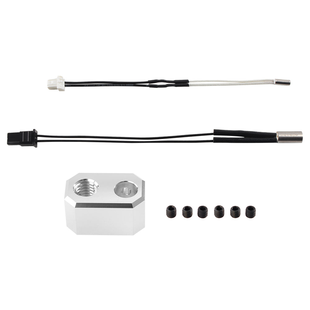FYSETC Heater Cartridge, Thermometer Line, And Heating Block Kit for Prusa MK4 3D Printer Extruder
