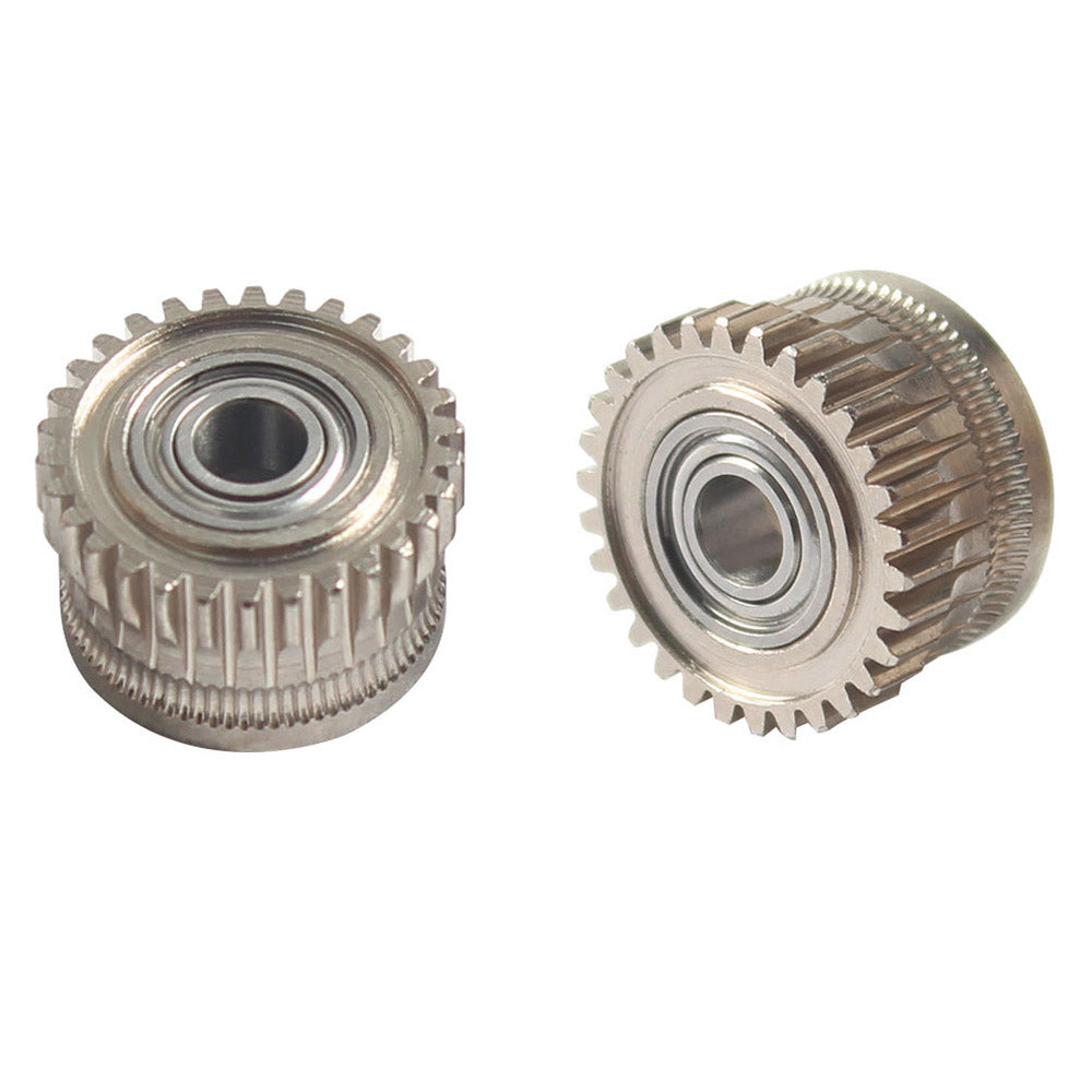 FYSETC Hardened Steel Nickel-plated Extruder Gears Kit for Creality K1/K1C/K1 Max 3D Printers