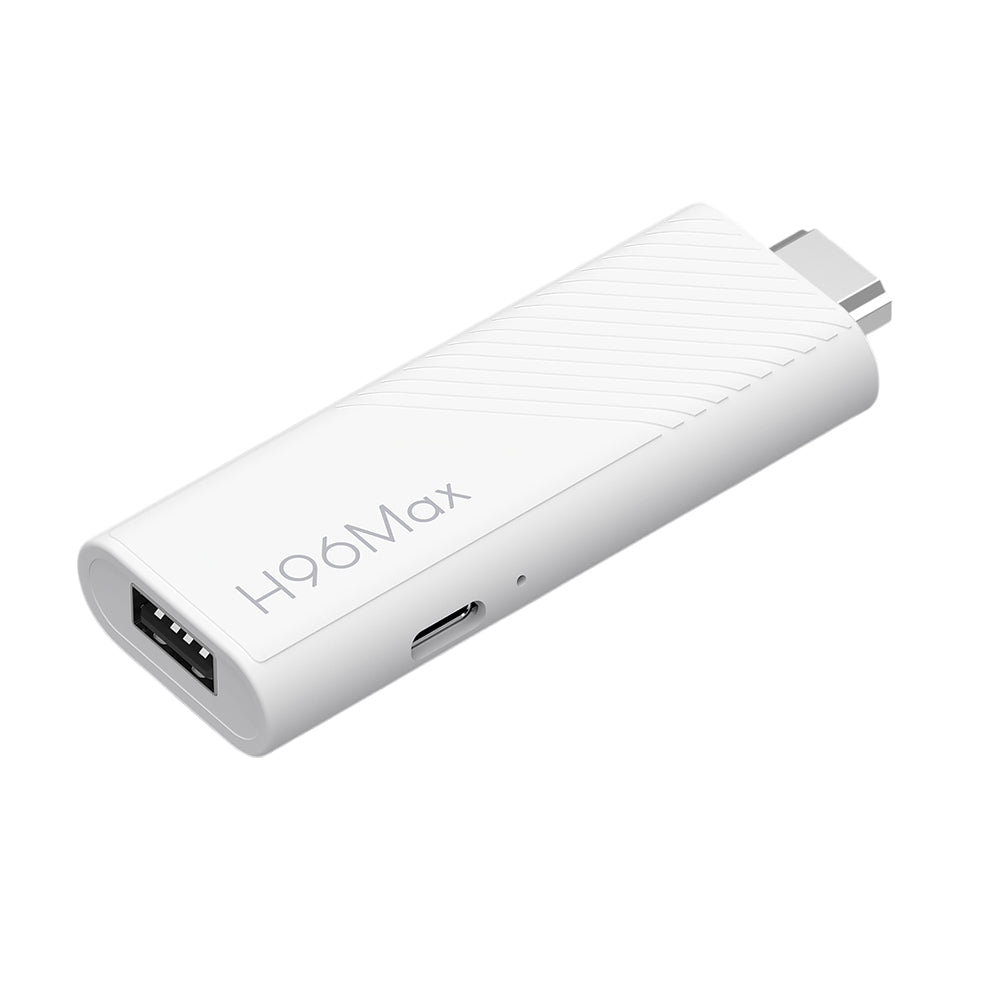 H96 Max H313 Android 14 TV Stick, 2GB RAM 16GB ROM, ARM Cortex A53 Quad Core, 4K UHD, WiFi 6, Built-in Chromecast, Google Play Games, 1*HDMI, 1*USB 2.0