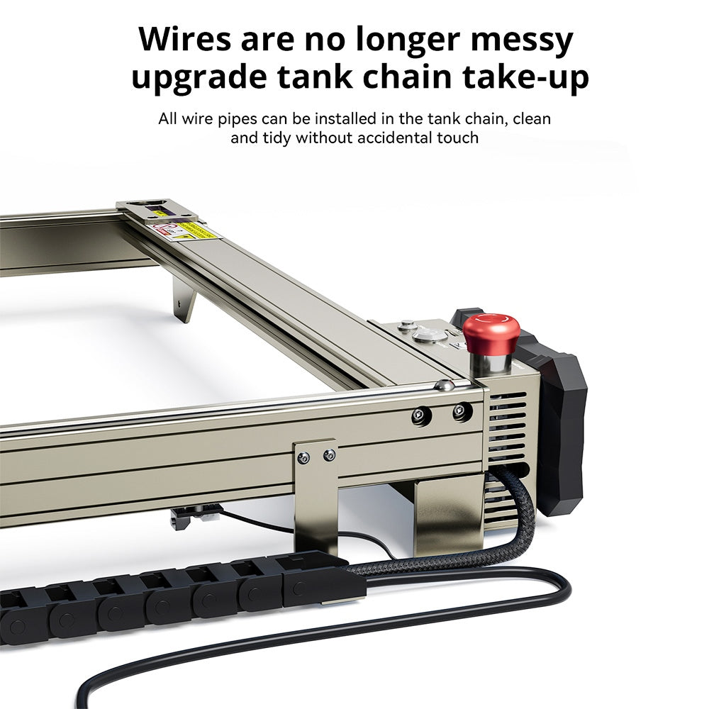 ATOMSTACK S40 Pro Laser Engraver Cutter with F30 Pro Air Assist Kit, 48W Laser Power, Fixed Focus, 0.01mm Engraving Accuracy, 24W/48W Dual Modes, App Control, 400*400mm