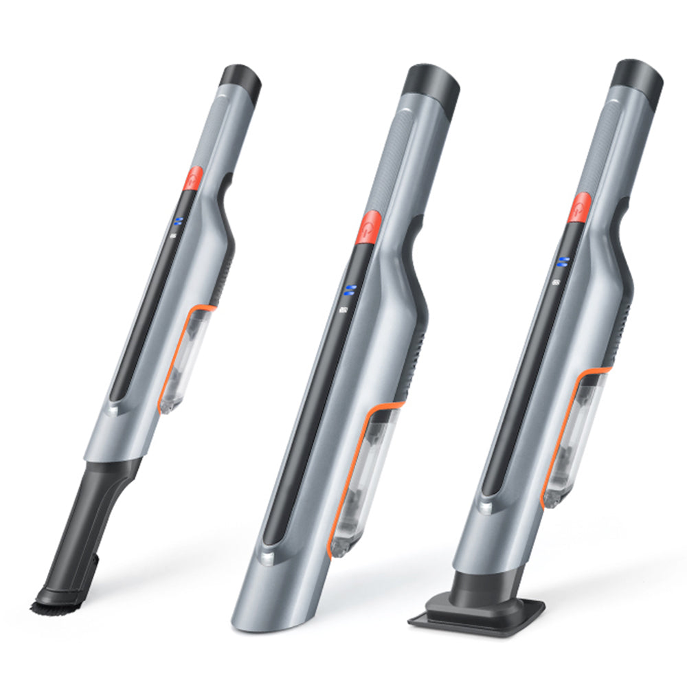M50 Handheld Car Vacuum Cleaner, 15000Pa Suction, 150ml Dust Cup, 2500mAh Battery, 32min Runtime, LED Lights