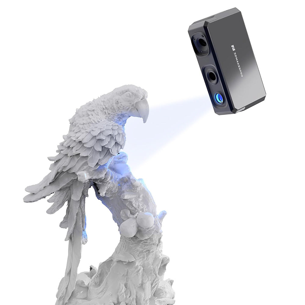 3DMakerpro Seal Lite 3D Scanner, NIR Light Source, 0.02mm Accuracy, 0.07mm Resolution,  Anti-shake Lenses, 10fps Frame Rate, Visual Tracking
