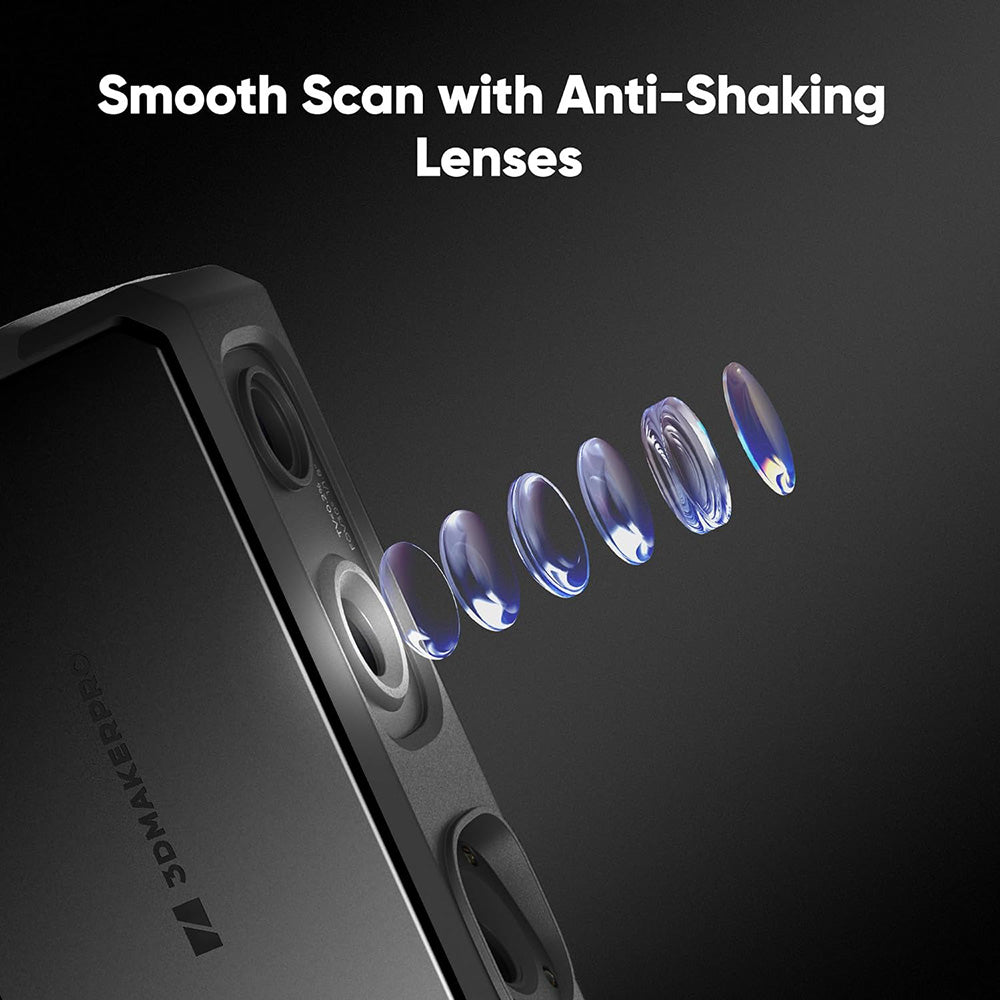3DMakerpro Seal Lite 3D Scanner, NIR Light Source, 0.02mm Accuracy, 0.07mm Resolution,  Anti-shake Lenses, 10fps Frame Rate, Visual Tracking