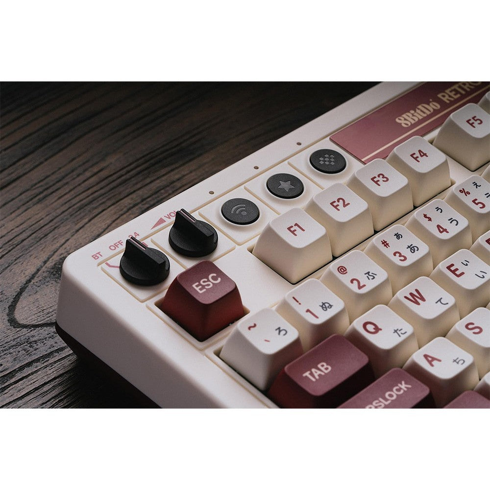 8BitDo Fami Edition Retro Mechanical Keyboard - Red White