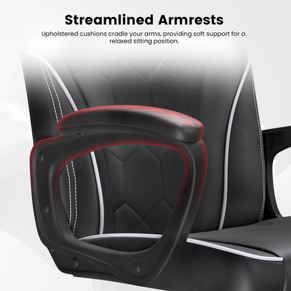 ACGAM  CG-4746 Gaming Office Chair Small Version, Ergonomic Foam Backrest, 360&#176; Swivel &amp; Adjustable Height, 360&#176; Swivel and Height Adjustment