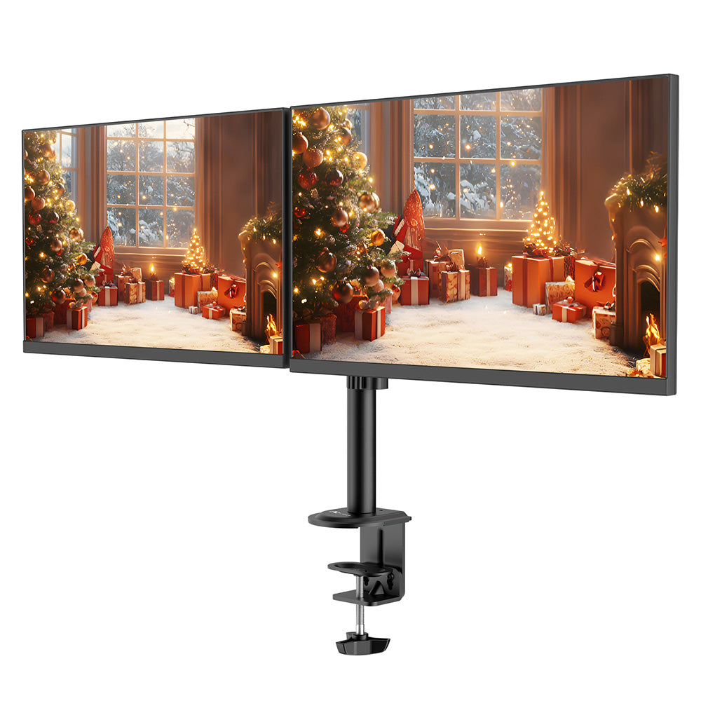 ACGAM MDS-1D Articulated Steel Dual-Monitor Mount with Flexible Angle and Installation