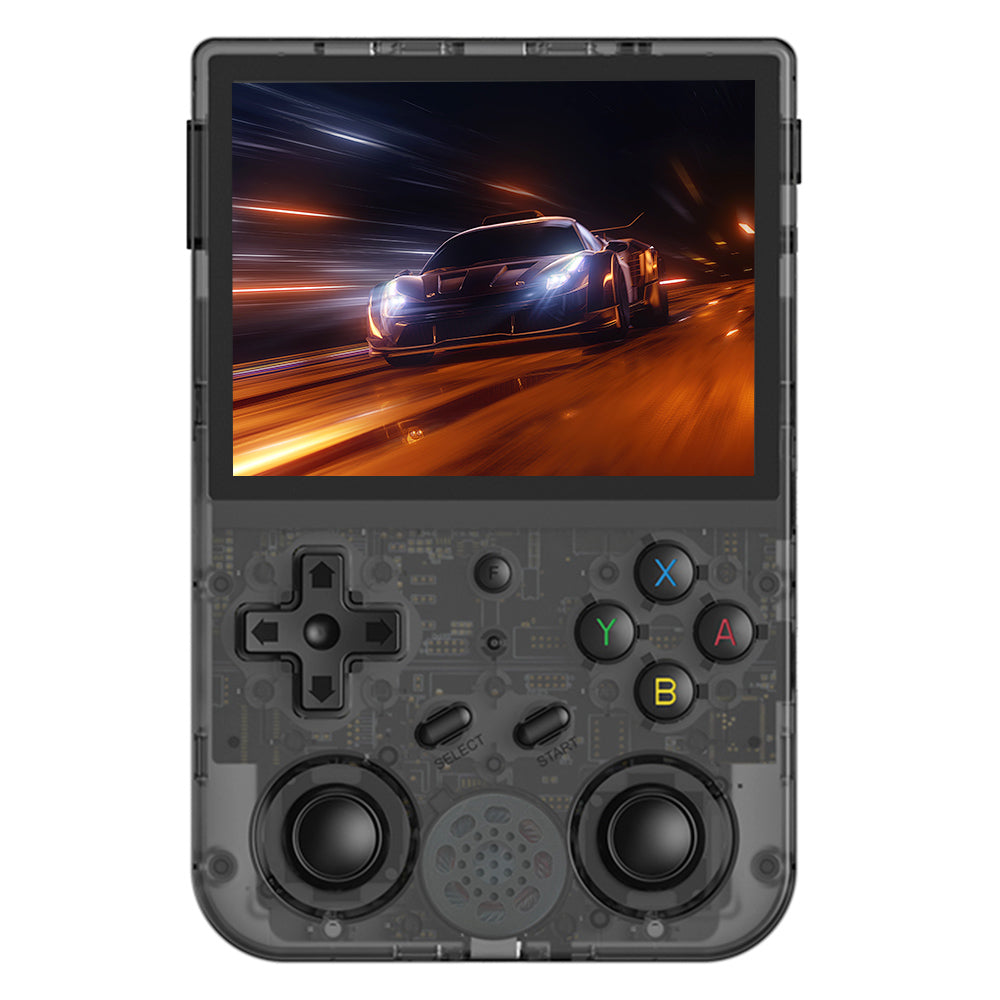 ANBERNIC RG353V Game Console, 256GB TF Card, 32GB Android 16GB Linux, 2GB LPDDR4, HDMI Output, Moonlight Streaming - Transparent Black