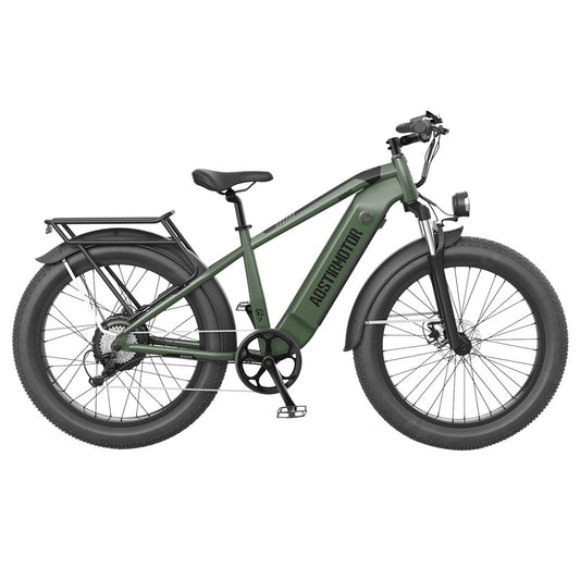 AOSTIRMOTOR KING 26*4.0&#39;&#39; Fat Tires 1000W Motor 48km/h Max Speed 52V 15Ah Battery 35-80km Range Shimano 7-Speed Gear
