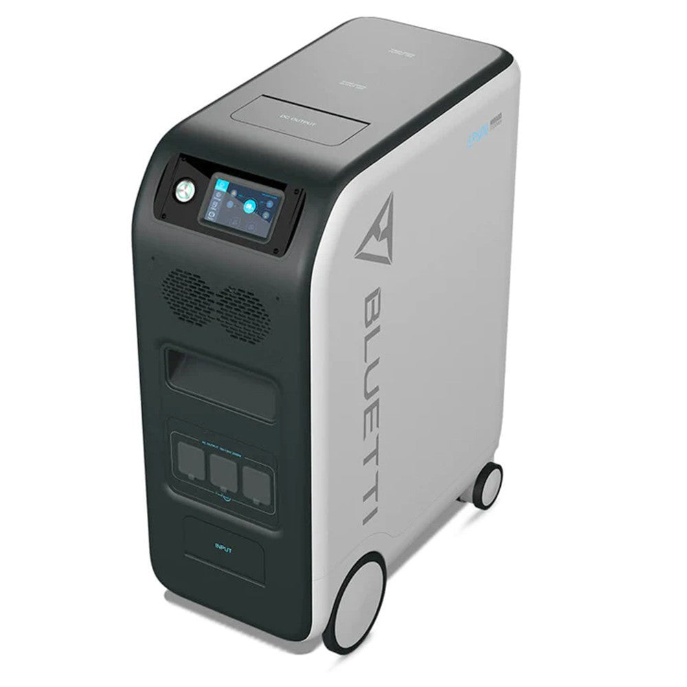 BLUETTI EP500 Portable Power Station, 5100Wh LiFePO4 Battery Solar Generator, 2000W AC Output, Seamless UPS, 15W Wireless Charging, App Control - EU Plug