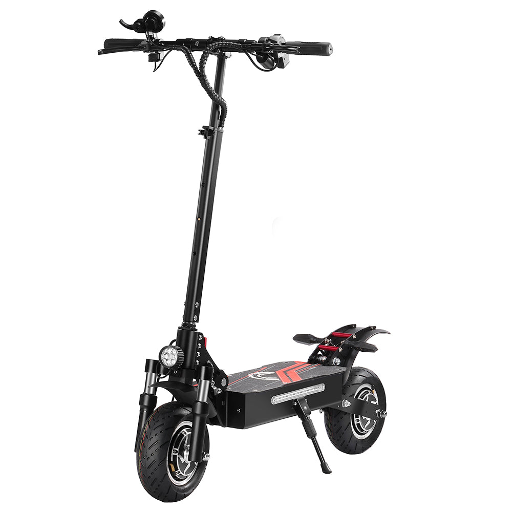 BOYUEDA Q7 Pro Electric Scooter, 2*1600W Motor, 52V 19AH Battery, 10-inch Tire, 70km/h Max Speed, 70km Range, Dual Hydraulic Disc Brakes, Front Hydraulic Shock Absorber &amp; Rear Spring Shock Absorber, APP Control