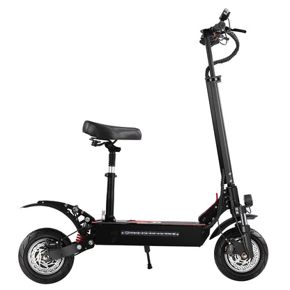 BOYUEDA Q7 Pro Electric Scooter, 2*1600W Motor, 52V 19AH Battery, 10-inch Tire, 70km/h Max Speed, 70km Range, Dual Hydraulic Disc Brakes, Front Hydraulic Shock Absorber &amp; Rear Spring Shock Absorber, APP Control