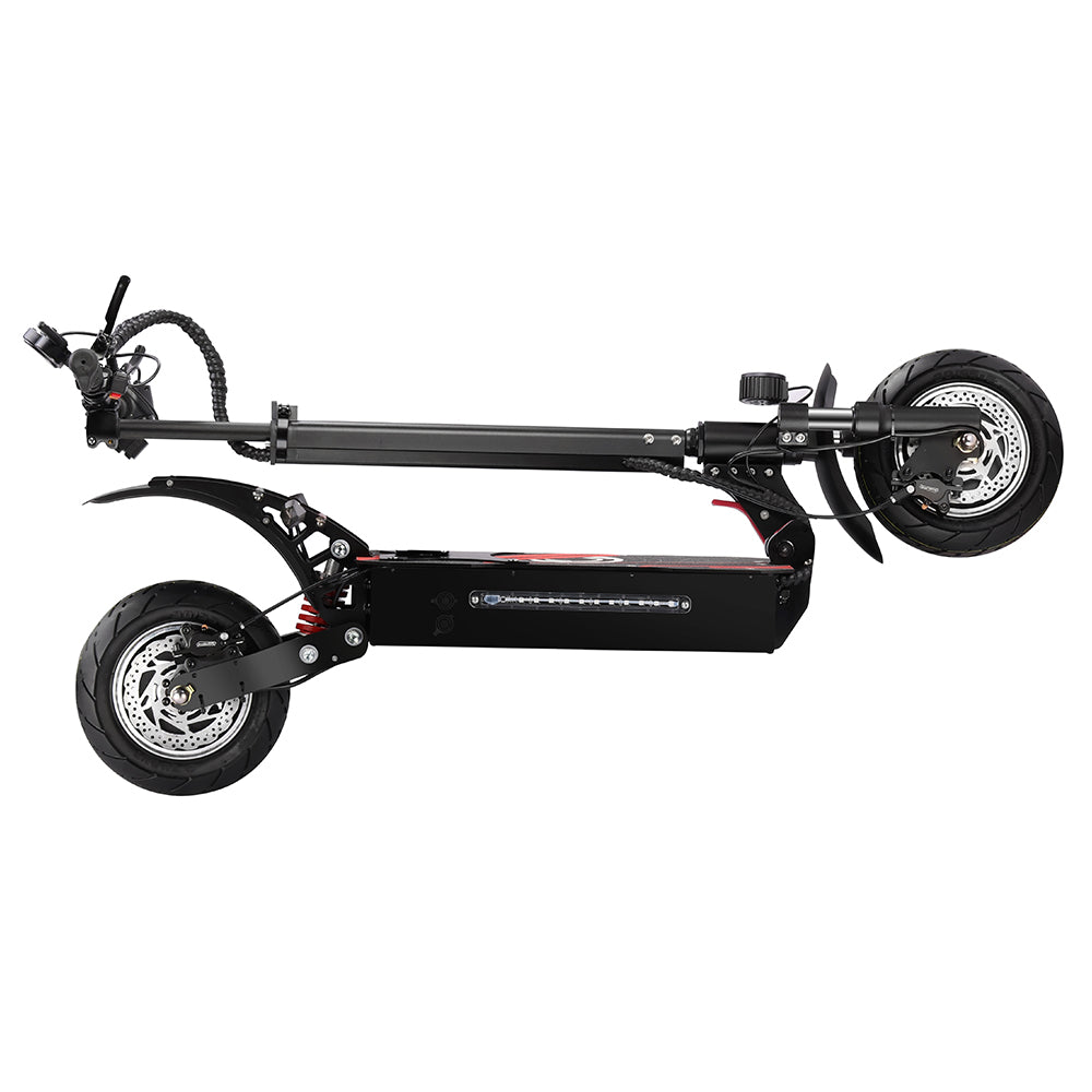 BOYUEDA Q7 Pro Electric Scooter, 2*1600W Motor, 52V 19AH Battery, 10-inch Tire, 70km/h Max Speed, 70km Range, Dual Hydraulic Disc Brakes, Front Hydraulic Shock Absorber &amp; Rear Spring Shock Absorber, APP Control