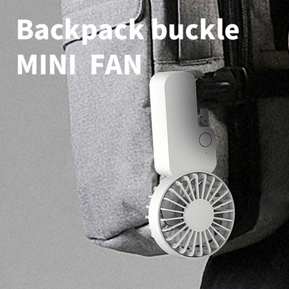 COOWOO HP1013 Backpack Buckle Mini Fan, 3-Gear Wind Speed, 2000mAh Battery, Up to 13 Hours Runtime, Silent Desktop Fan