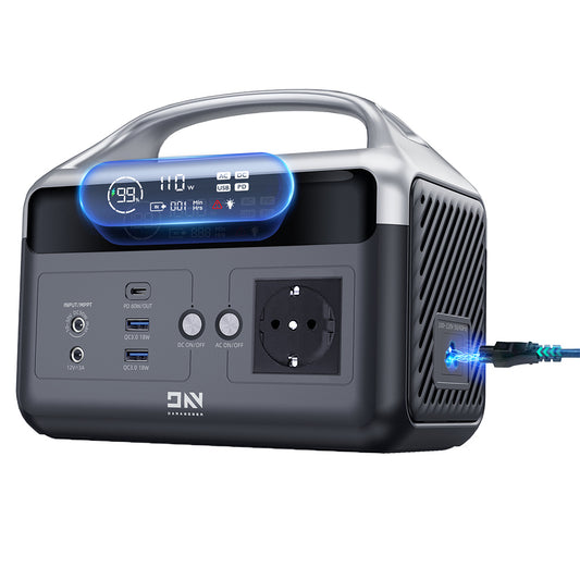DaranEner NEOZ Portable Power Station, 300W 179.2Wh LiFePO4 Battery, LED Fashlight, 1.5hrs Fast Charging, Outdoor Solar Generator