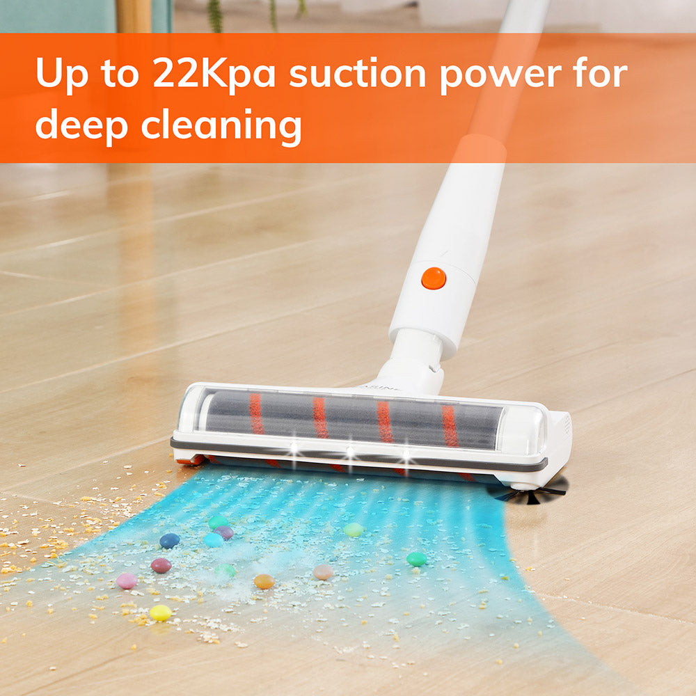 ILIFE G80 Cordless Handheld Vacuum Cleaner 22Kpa Suction with Spinning Side Brush 2500mAh Battery 45mins Runtime LED Display, with Multiple Brush for Hard Floor, Carpet, Car, Pet Hair, Wall Mount
