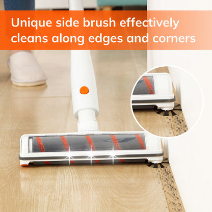 ILIFE G80 Cordless Handheld Vacuum Cleaner 22Kpa Suction with Spinning Side Brush 2500mAh Battery 45mins Runtime LED Display, with Multiple Brush for Hard Floor, Carpet, Car, Pet Hair, Wall Mount
