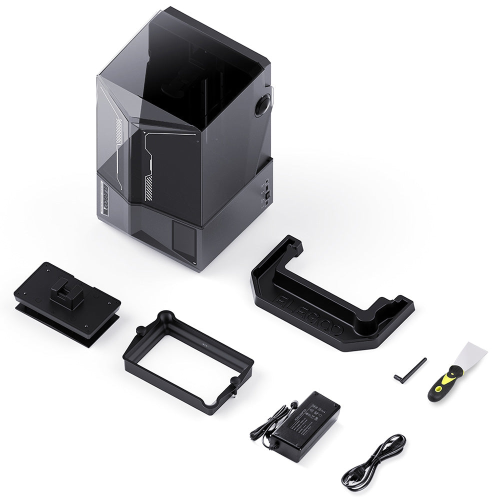 ELEGOO Saturn 4 Ultra 3D Printer, 10-inch 12K Mono LCD, Max 150mm/h Printing Speed, Tilt Release Technology, Auto Leveling, Flip-Up Cover, Smart Mechanical Sensor, AI Camera, 218.88x122.88x220mm&#179;