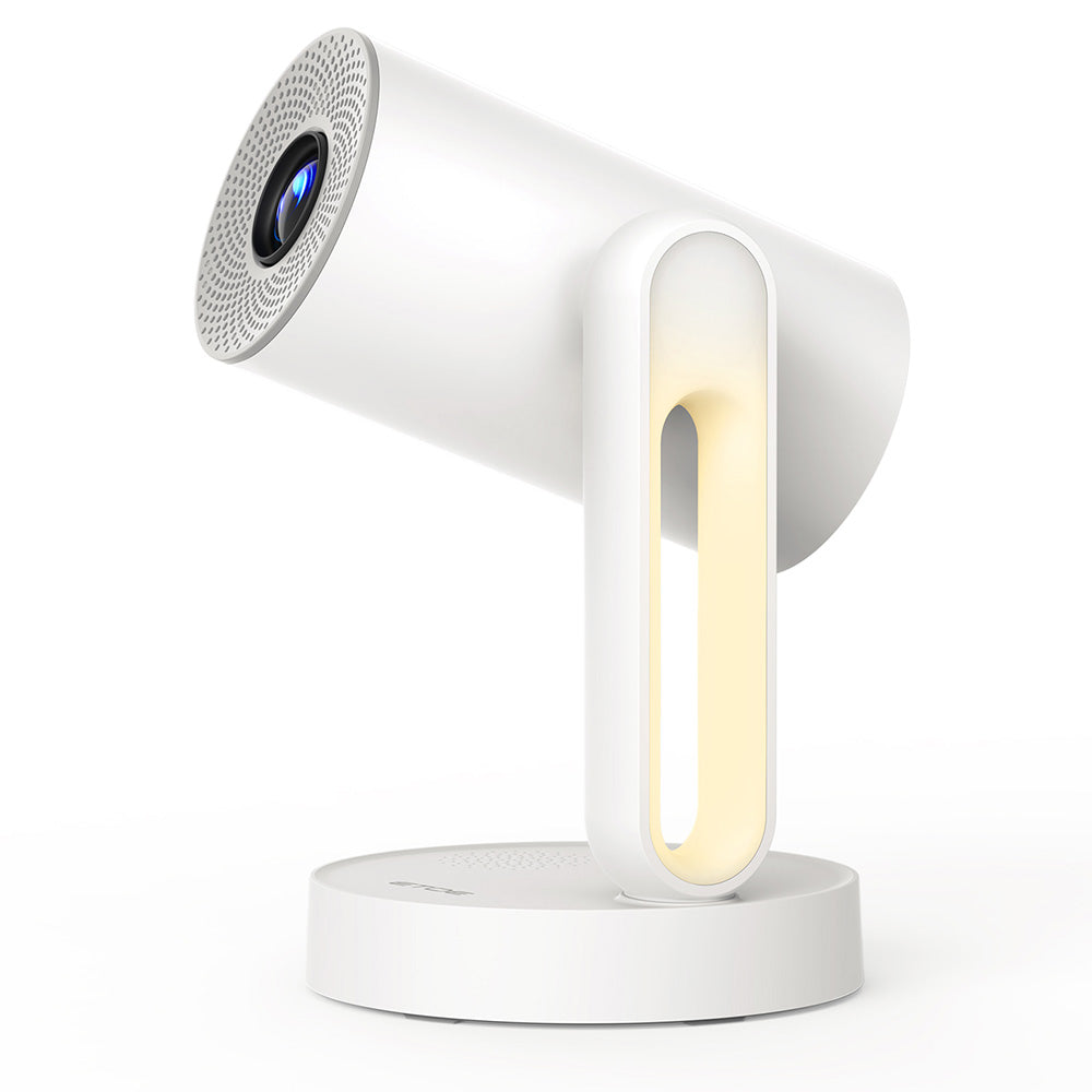 [Netflix &amp; Android TV Certifie] ETOE Starfish Projector, Android TV 11.0, Dolby Digital, Touch Night Light, 140&#176; Rotation, 300 ANSI, 4K Decoding, Auto Keystone Correction, Built-in Chromecast, 5W Speaker