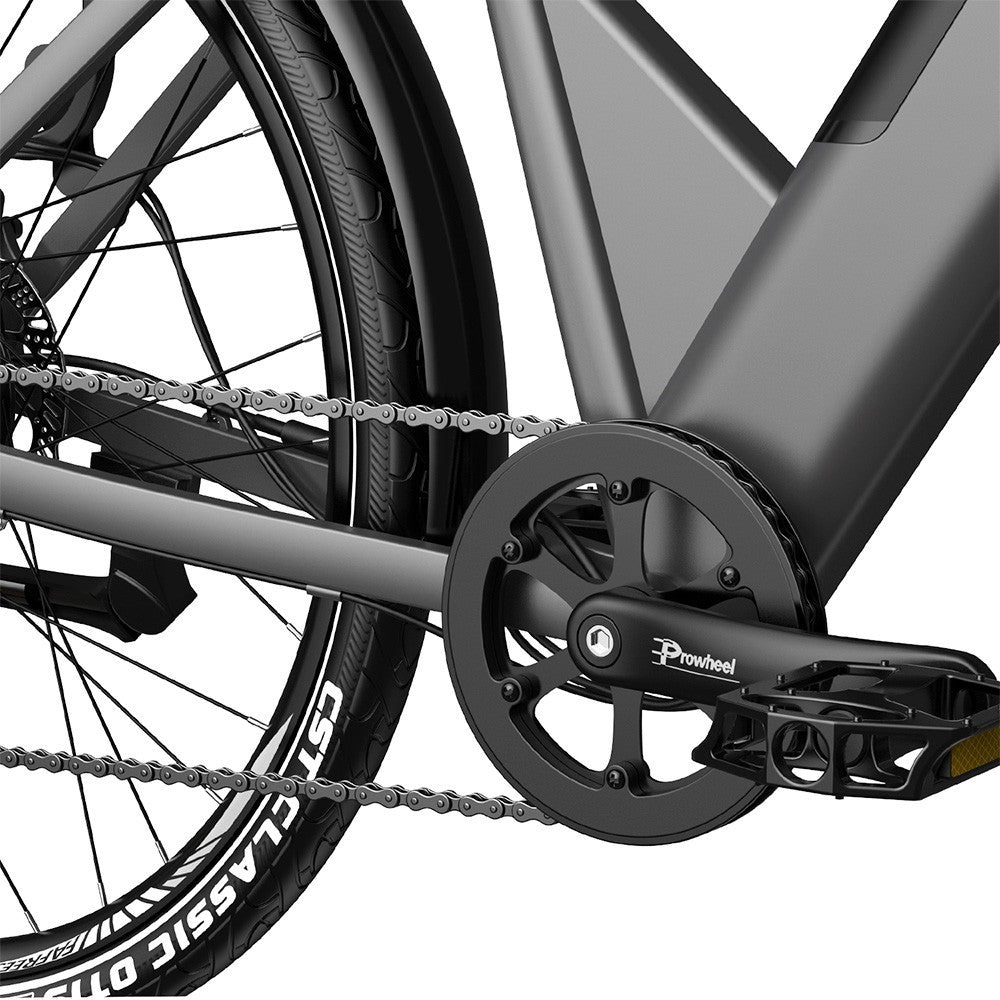 Fafrees F28 Pro 27.5&#39;&#39; Step-through City E-Bike 25Km/h 250W Motor 36V14.5Ah Embedded Removable Battery Shimano 7-Speed Gear - Black