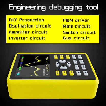 FNIRSI 5012H Handheld Digital Oscilloscope, 1 Channel, 500MS/s Sampling Rate, 100MHz Bandwidth, 2.4-inch Screen
