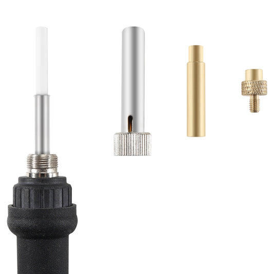 FYSETC Brass Thread Heat Set Inserts Tips for M2 to M8, 60W 220V Soldering Iron - EU Plug