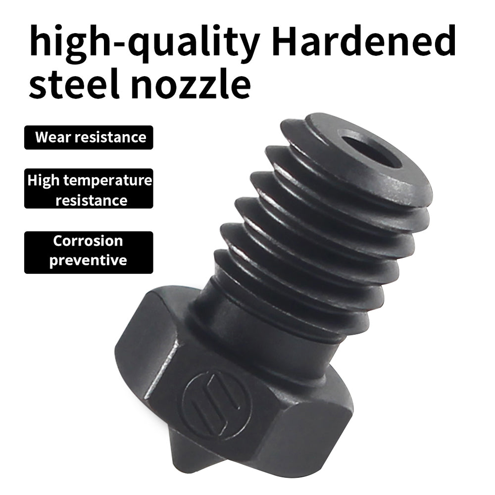 FYSETC E3D V6 0.3mm Tungsten Carbide Nozzle for VORON2.4/Trident/MK3S 3D Printer