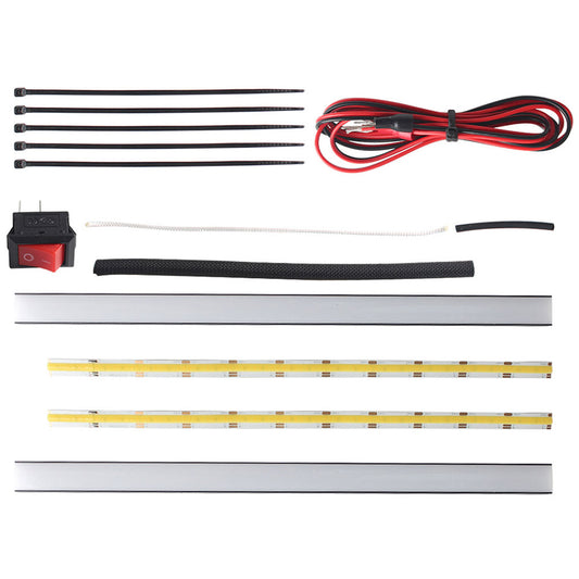 FYSETC LED Light Kit, Dual Light Bar 24V, 3D Printer Lamp Strip, for Prusa MK4