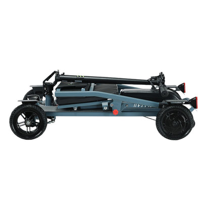 Freejoyer F7 Plus Four-wheel Electric Scooter with Seat, 300W Motor, 36V 21AH Battery, 15km/h Max Speed, 35km Max Range - Grey Blue