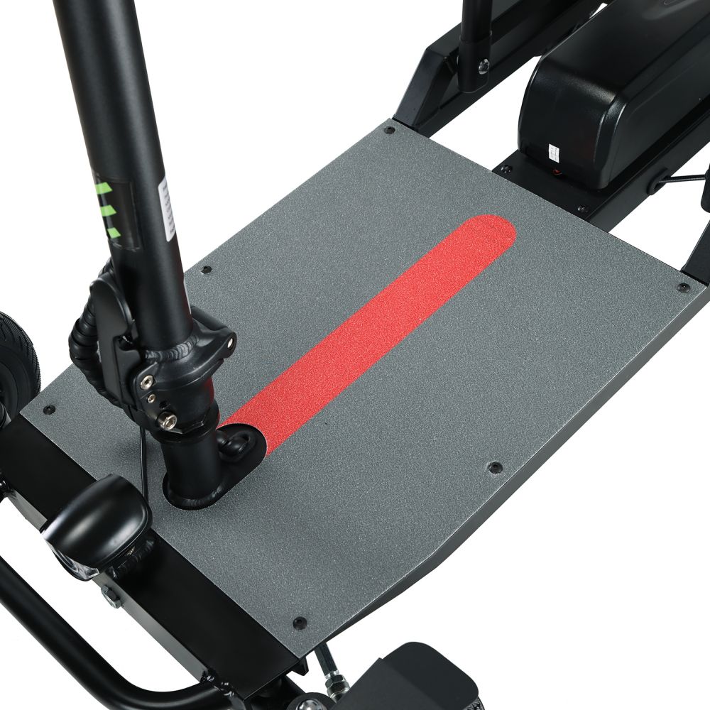 Freejoyer F7 Pro Four-wheel Electric Scooter with Seat, 300W Motor, 36V 13AH Battery, 15km/h Max Speed, 35km Max Range - Black