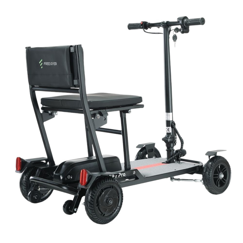 Freejoyer F7 Pro Four-wheel Electric Scooter with Seat, 300W Motor, 36V 13AH Battery, 15km/h Max Speed, 35km Max Range - Black