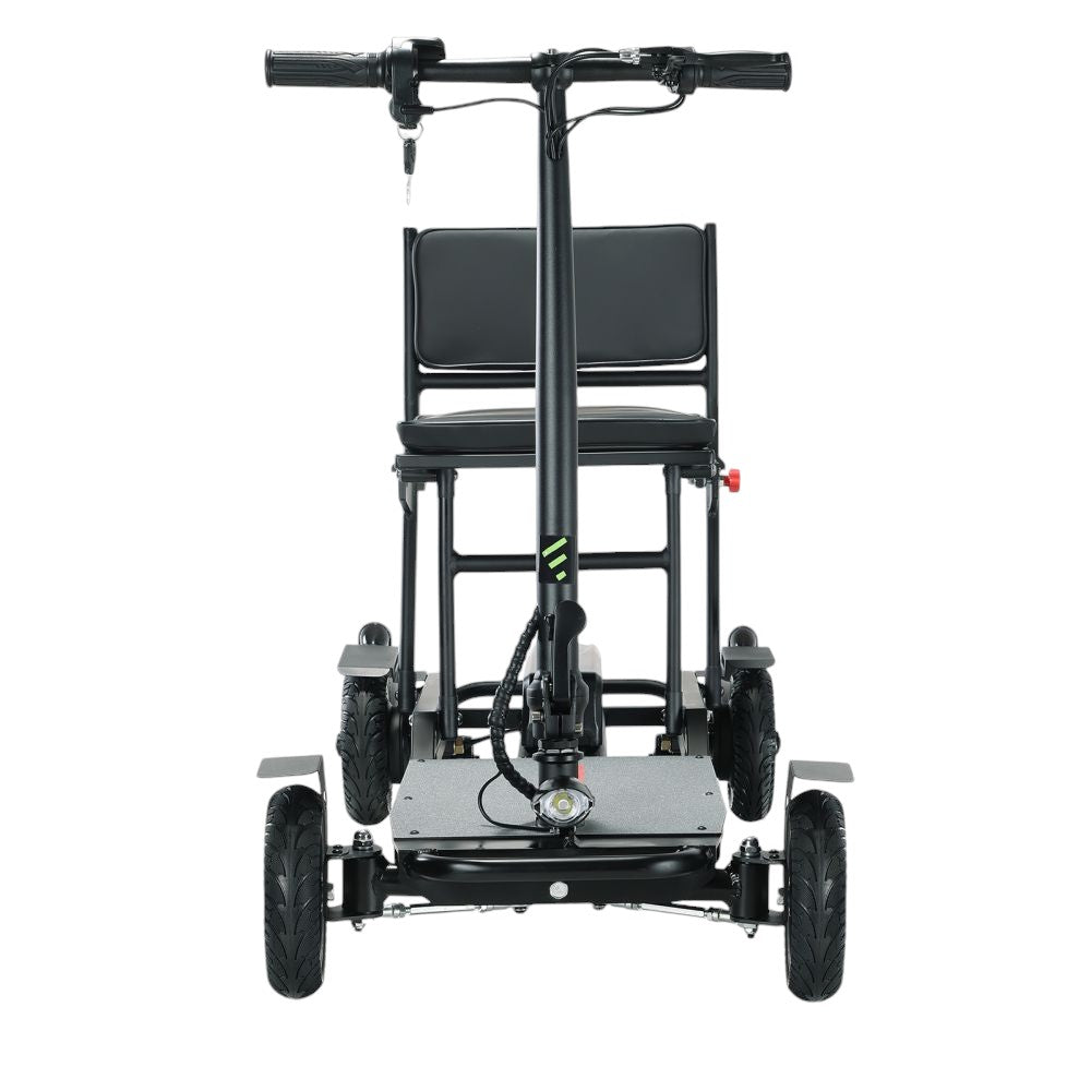 Freejoyer F7 Pro Four-wheel Electric Scooter with Seat, 300W Motor, 36V 13AH Battery, 15km/h Max Speed, 35km Max Range - Black