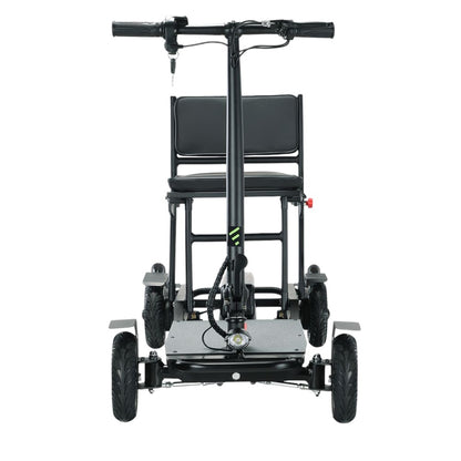 Freejoyer F7 Pro Four-wheel Electric Scooter with Seat, 300W Motor, 36V 13AH Battery, 15km/h Max Speed, 35km Max Range - Black