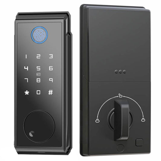 Geekbes JD-D06 Smart Deadbolt Lock, Auto-Lock, Fingerprint Password IC Card WiFi Remote Unlocking