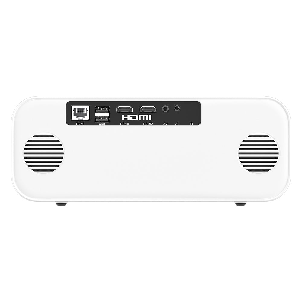 Hunkstar P3 1000 ANSI Android Projector, Native 1080P, 4K Decoding, HDR10, Auto-Keystone Correction &amp; Auto Focus, Android 9.0, Bluetooth 5.0, WiFi 6, 2*5W Speakers