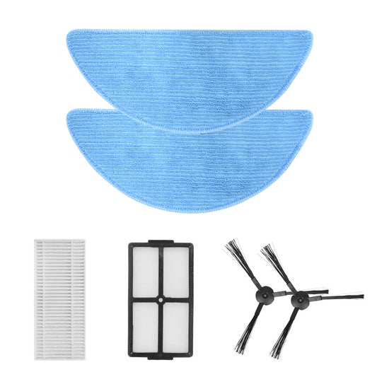ILIFE G9/G9 Pro Accessories Pack, Including 2 Cleaning Cloths, 2 Side Brushes, 1 HEPA Filter, 1 Mesh Filter