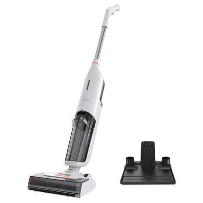 ILIFE W90 Cordless Wet Dry Vacuum Cleaner, 3 in 1 Vacuum Mop and Wash, Self-Cleaning, 700ml Water Tank, 30Mins Runtime, 3000mAh Battery, Voice Reminder - White