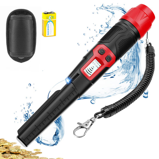 KAIWEETS PREC-POINTER I Metal Detector Pinpointer, 360&#176; Detection, IP68 Waterproof, LCD Screen &amp; Flashlight, 3 Alert Modes