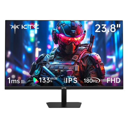 KTC H24F8 Gaming Monitor, 23.8&#39;&#39; 1920*1080 16:9 Fast IPS Screen, 180Hz Refresh Rate, 1ms Response Time, 1000:1 Contrast Ratio, HDR10, 135% sRGB, Adaptive-Sync, Dynamic Action Sync, Game Assist, Low Blue Light &amp; Flicker-Free, VESA Mount