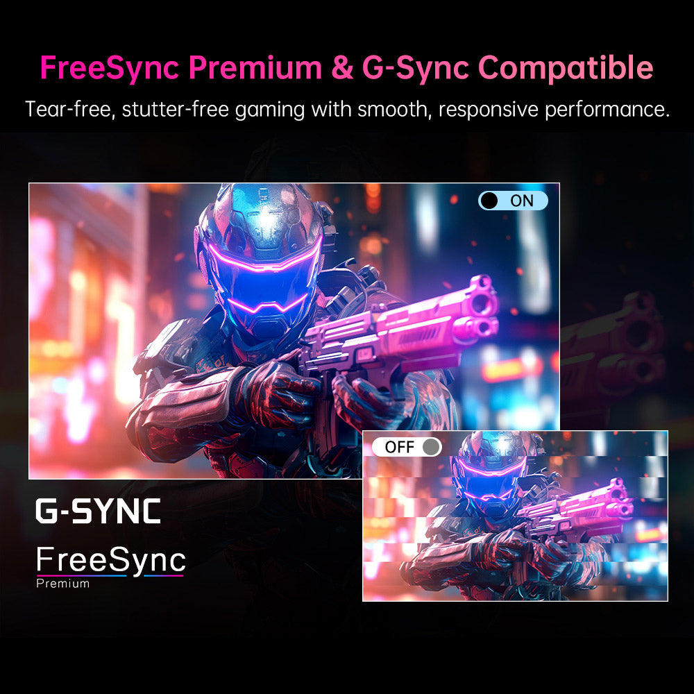 KTC H27E6 27 inch Gaming Monitor, 2560*1440 QHD Fast IPS Screen, 300Hz Refresh Rate, HDR 400, 1ms Response Time, FreeSync &amp; G-Sync, 144% sRGB, VESA Mountable, 2*HDMI 2.1, 2*DP 1.4, 1*USB 2.0, 1*Earphone